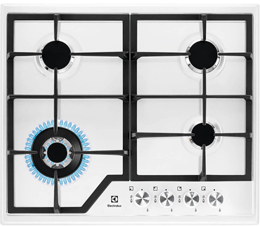 Газовая варочная панель Electrolux EGS6436WW																		 — описание, фото, цены в интернет-магазине PT Stores