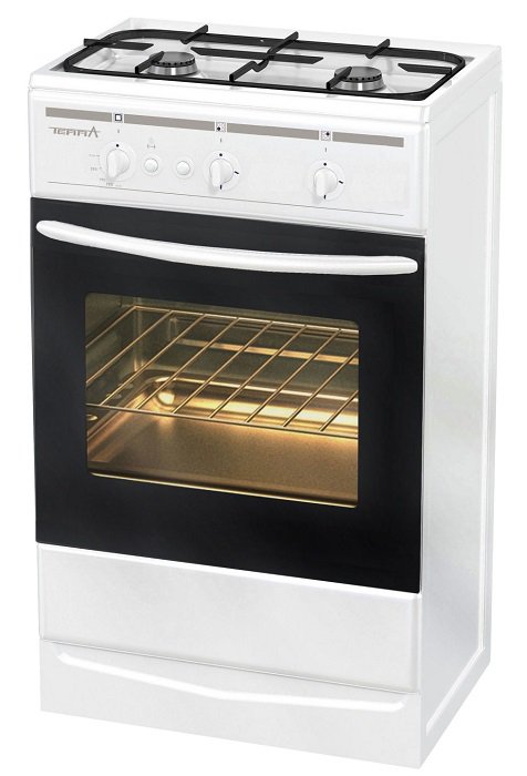 Газовая плита TERRA GS 5204 W																		 — описание, фото, цены в интернет-магазине PT Stores