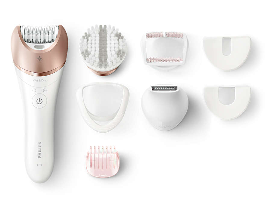 Эпилятор PHILIPS BRE 644/00																		 — описание, фото, цены в интернет-магазине PT Stores