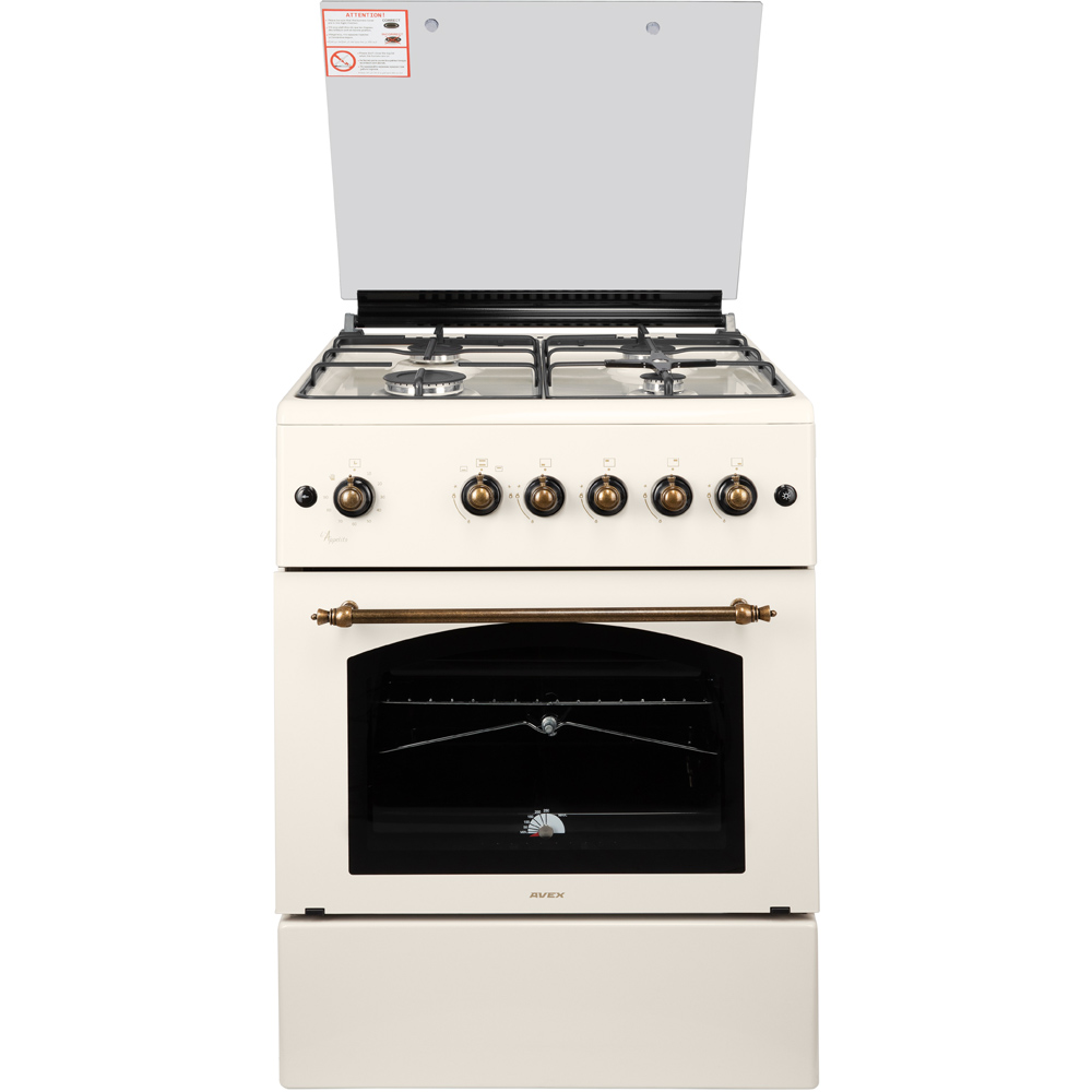 Газовая плита AVEX FG 6021 Y																		 — описание, фото, цены в интернет-магазине PT Stores