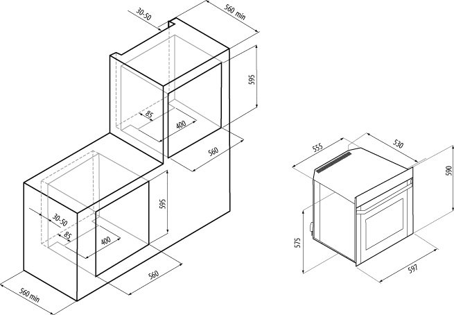 Купить Газовый духовой шкаф Fornelli FG 60 FORTUNA IX — Фото 2