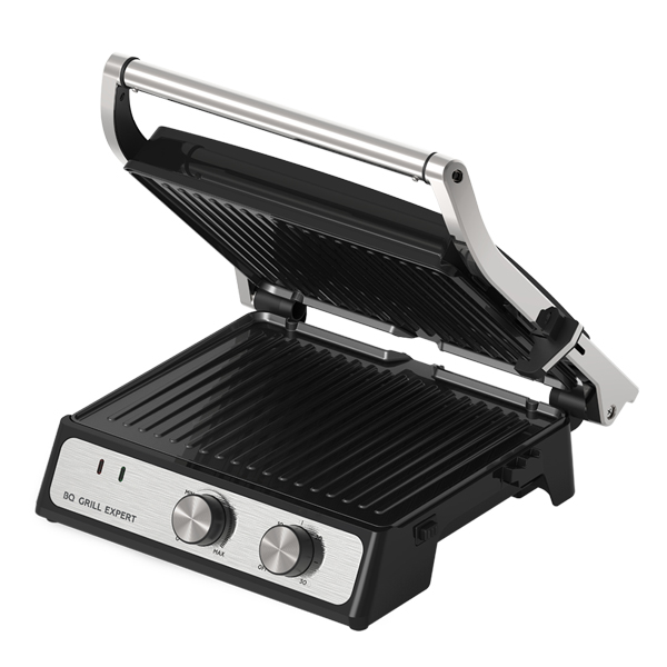 Электрический гриль BQ GR1004 Metallic Gray																		 — описание, фото, цены в интернет-магазине PT Stores