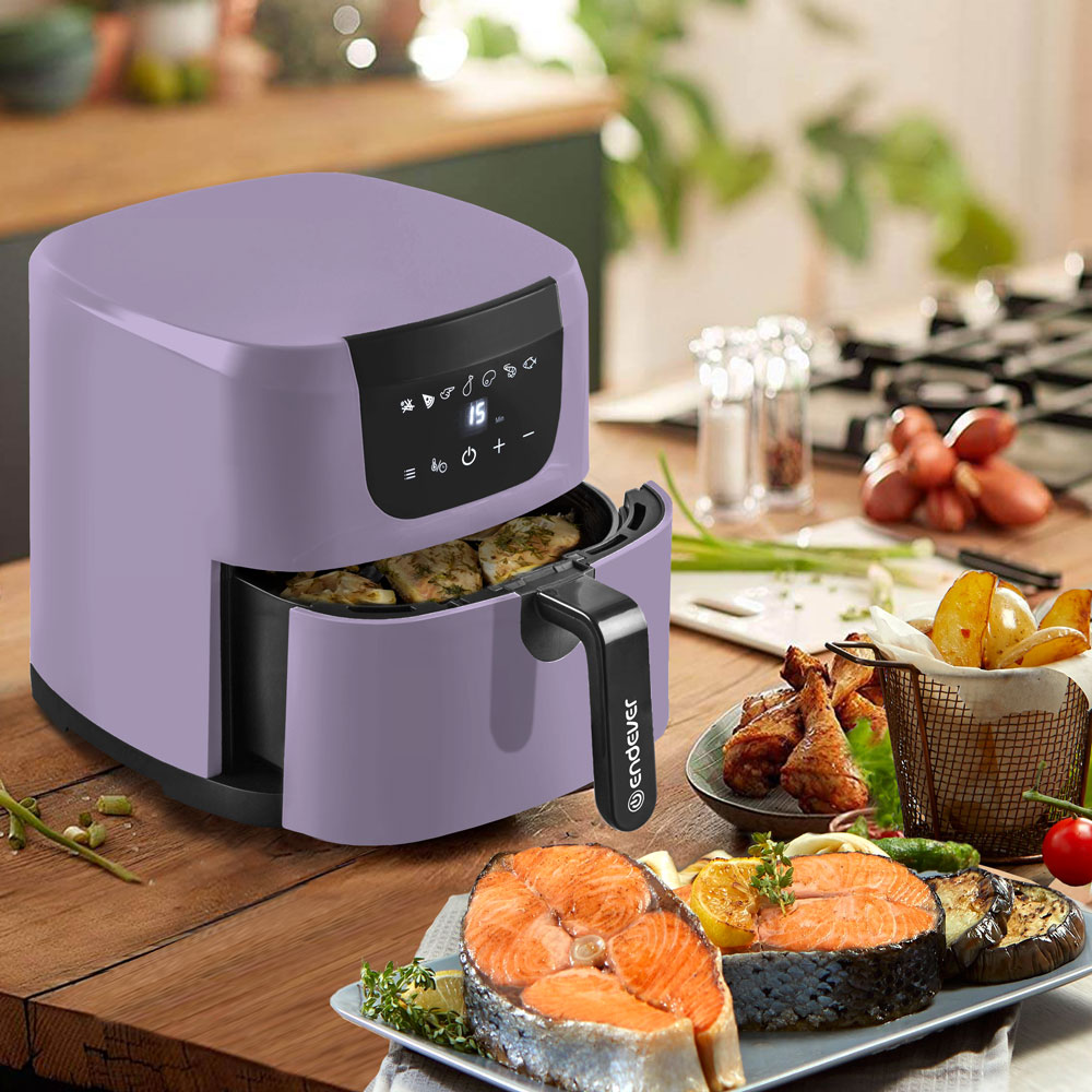 Купить Аэрогриль ENDEVER Skyline AF-127, фиолетовый — Фото 8