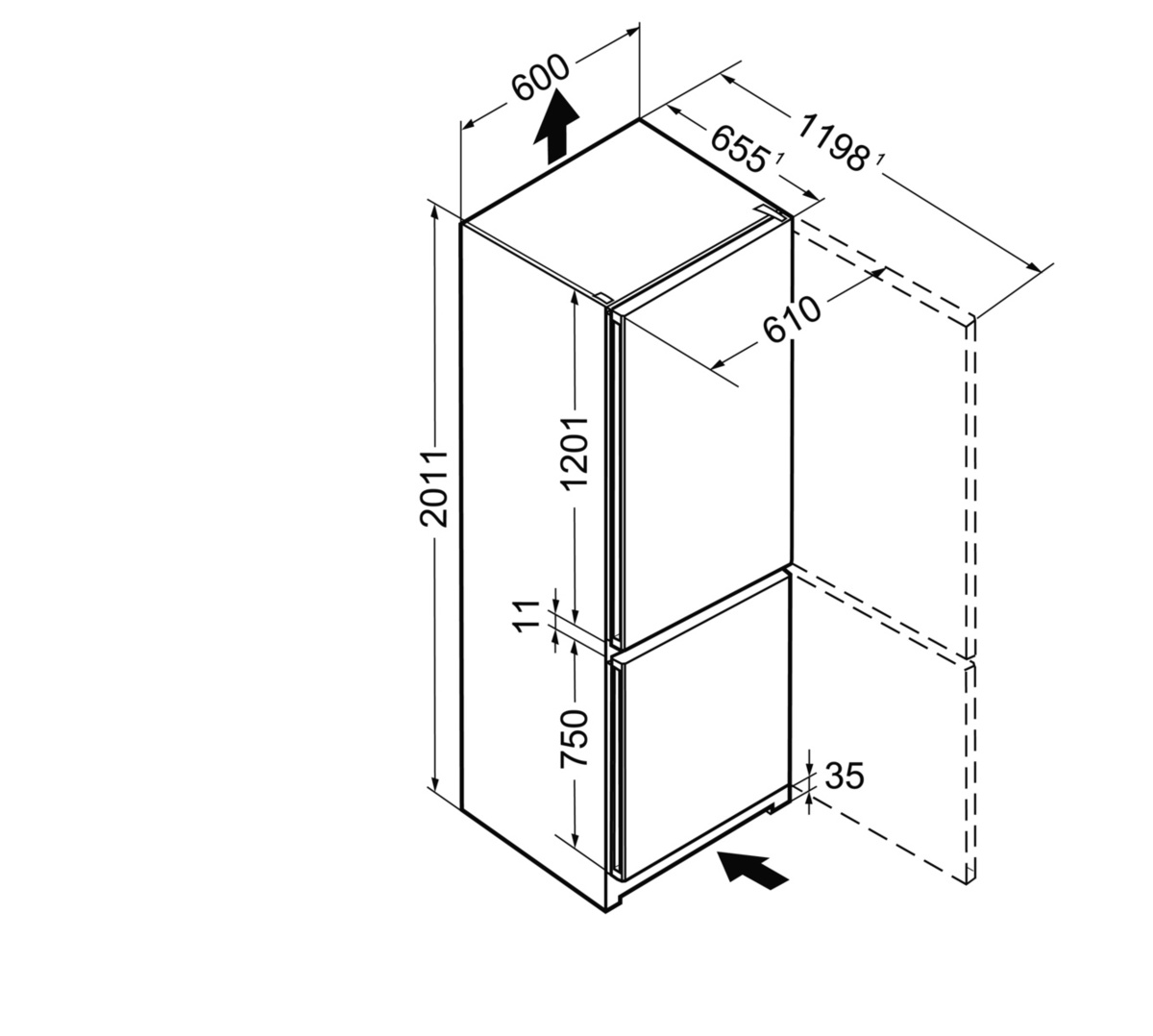 Купить Двухкамерный холодильник LIEBHERR CNPef 4813 — Фото 7
