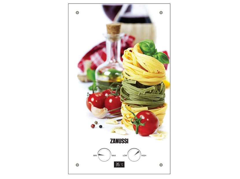 Водонагреватель газовый Zanussi GWH 10 Fonte Glass La Spezia																		 — описание, фото, цены в интернет-магазине PT Stores