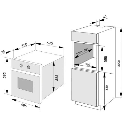 Купить Электрический духовой шкаф HANSA BOEI 67550015 — Фото 2