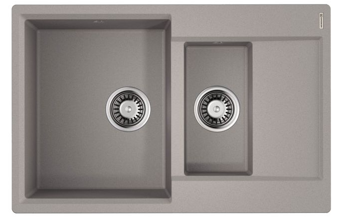 Мойка OMOIKIRI Daisen 78-2-GR Artgranit/leningrad grey																		 — описание, фото, цены в интернет-магазине PT Stores