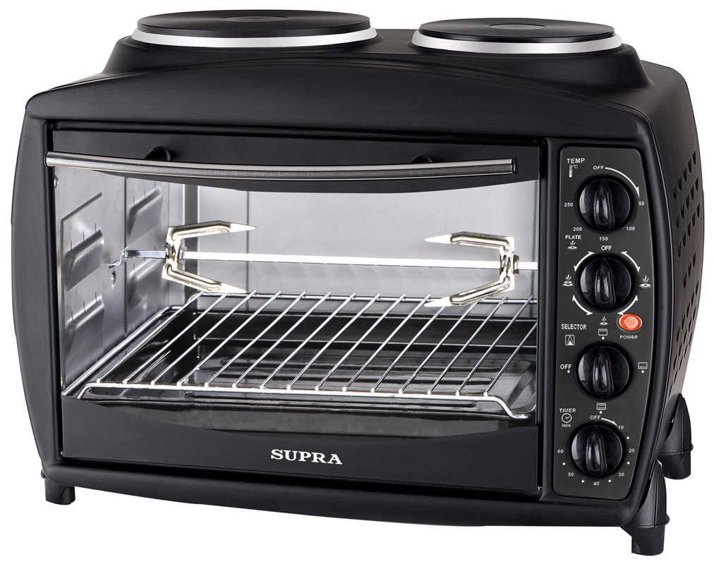 Мини-печь SUPRA MTS-322 black																		 — описание, фото, цены в интернет-магазине PT Stores