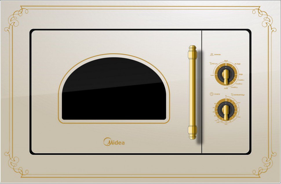 Встраиваемая СВЧ печь Midea MG820BW8-I2																		 — описание, фото, цены в интернет-магазине PT Stores