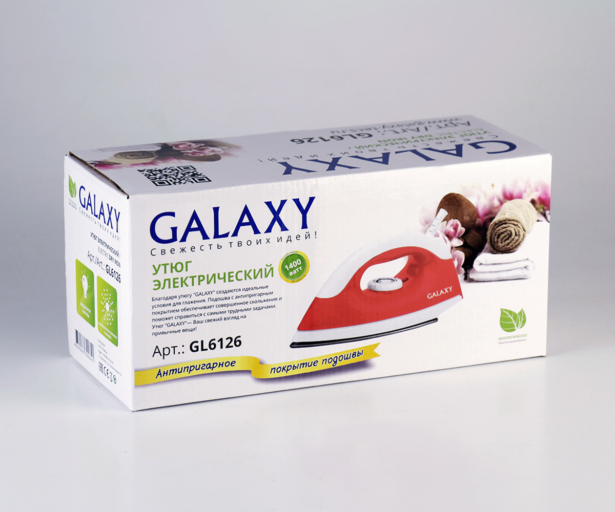 Купить Утюг GALAXY GL 6126 красный — Фото 4