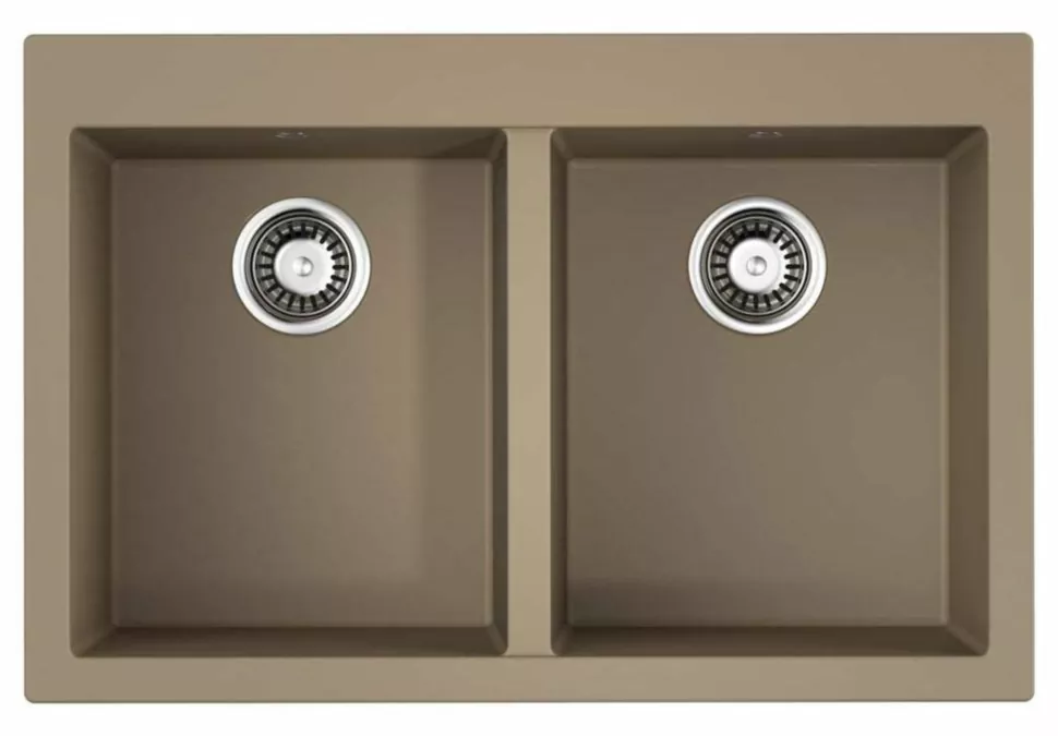 Мойка OMOIKIRI Bosen 80-2-CH Tetogranit/шампань																		 — описание, фото, цены в интернет-магазине PT Stores