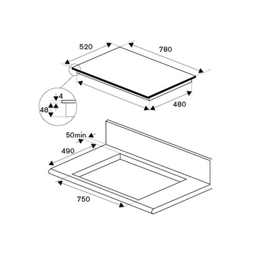 Купить Индукционная варочная панель Bertazzoni P784IC1B2NEE — Фото 2