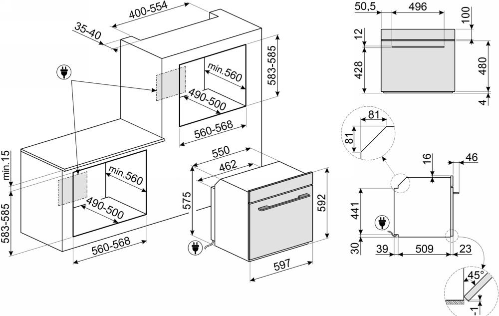 Купить Электрический духовой шкаф Smeg SO6104APG — Фото 4