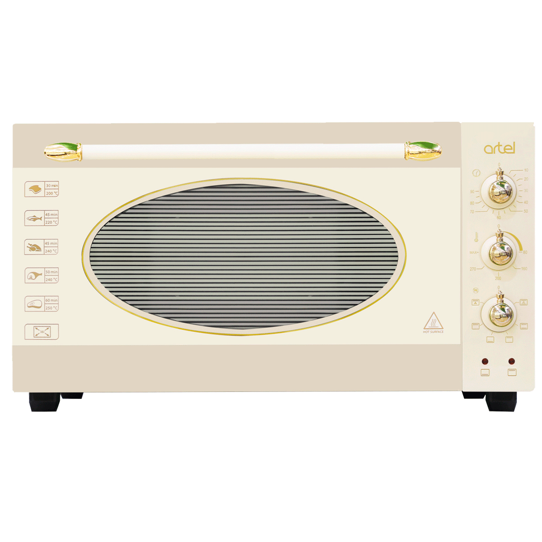 Мини-печь ARTEL MD 4218 L  ретро бежевый																		 — описание, фото, цены в интернет-магазине PT Stores