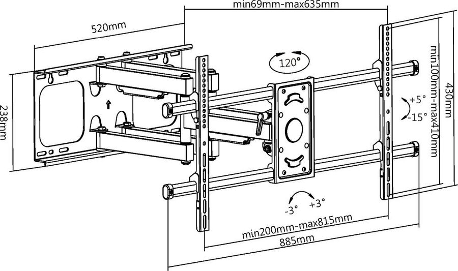 Купить Кронштейн ULTRAMOUNTS UM 913 — Фото 2