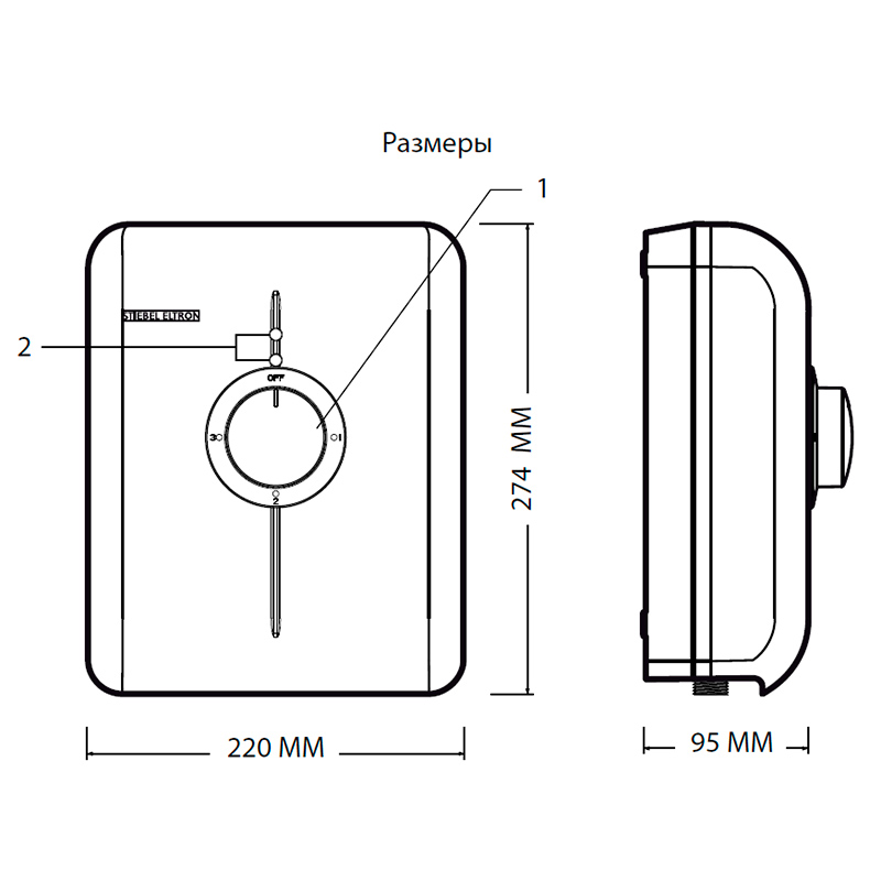 Купить Водонагреватель проточный Stiebel Eltron DDH 8 — Фото 2
