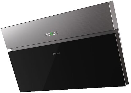 Наклонная вытяжка FABER ONYX-V BK GLASS/X A90																		 — описание, фото, цены в интернет-магазине PT Stores