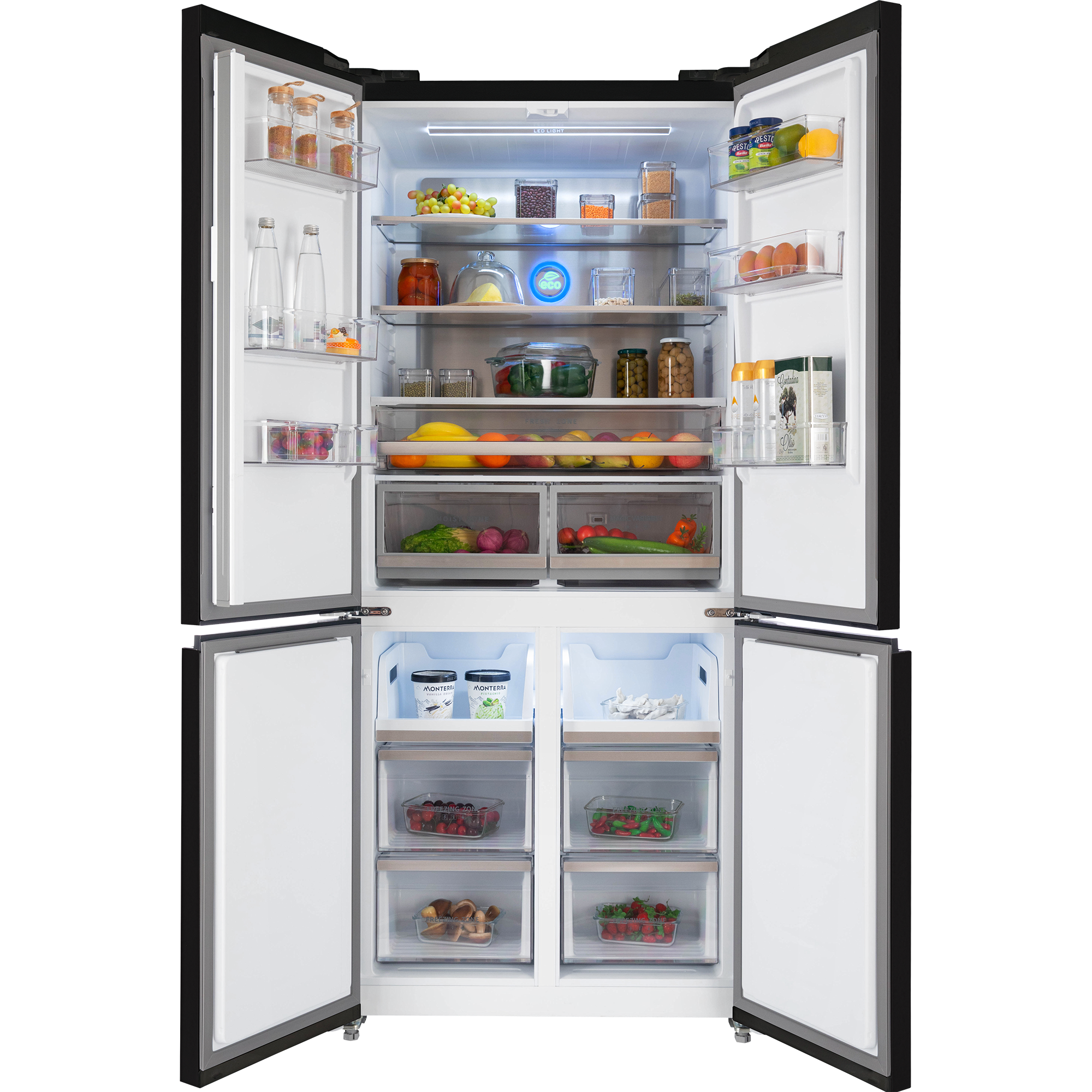 Купить Холодильник HIBERG RFQ-600DX NFGB inverter — Фото 3