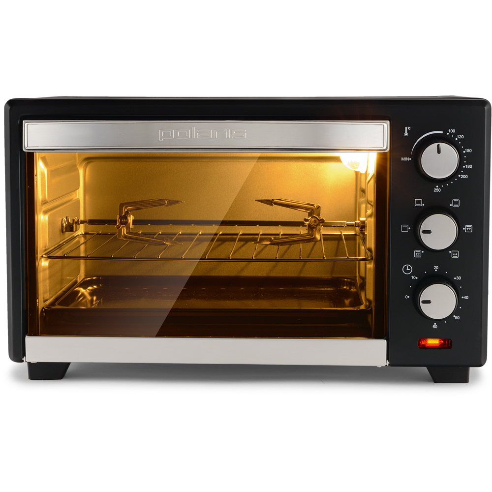 Мини-печь POLARIS PTO 0320GL																		 — описание, фото, цены в интернет-магазине PT Stores