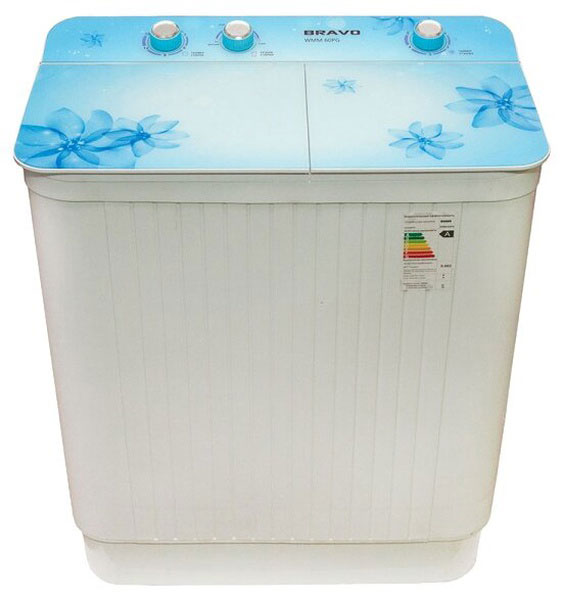 Стиральная машина-полуавтомат BRAVO WMM-60PG стекл. крышка																		 — описание, фото, цены в интернет-магазине PT Stores