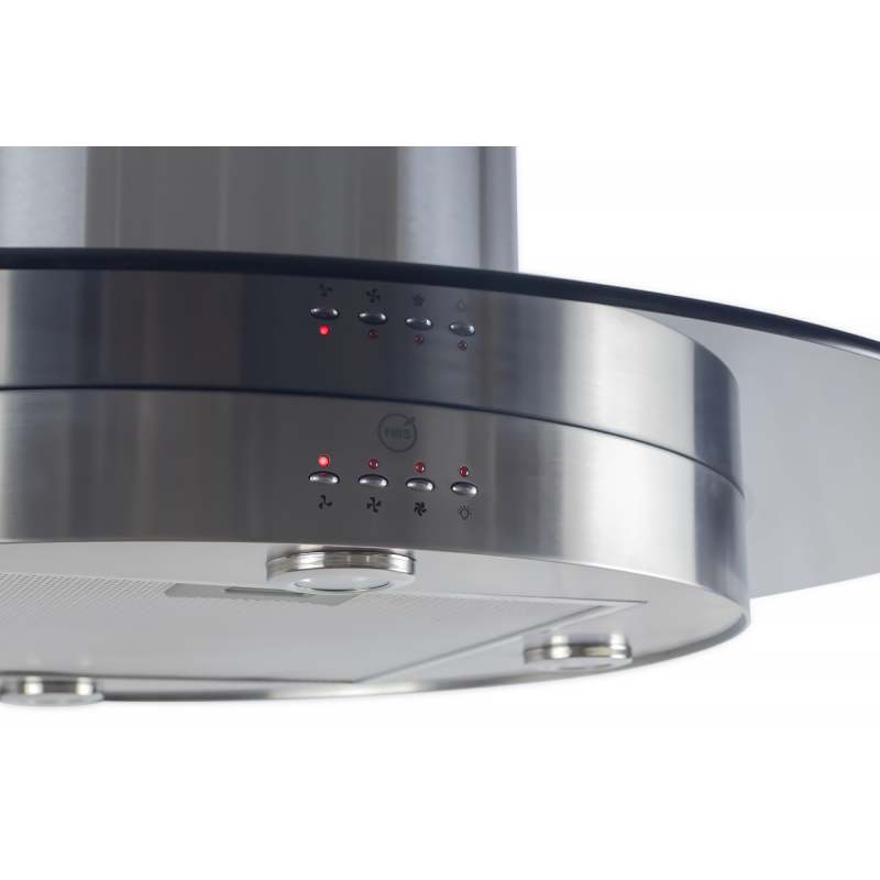 Купить Островная вытяжка MBS ZEBRINA 190 ISLAND GLASS — Фото 3