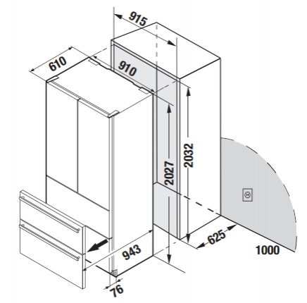 Купить Встраиваемый холодильник LIEBHERR ECBN 6256 — Фото 3