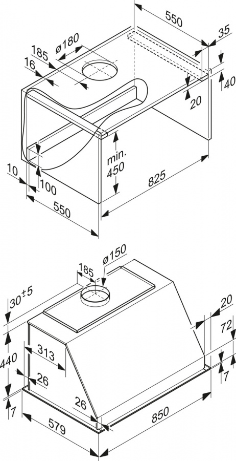 Купить Купольная вытяжка MIELE DAR1135 — Фото 3