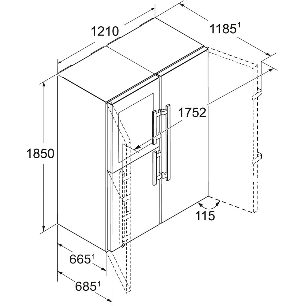 Купить Холодильник LIEBHERR SBSes 8473 — Фото 4
