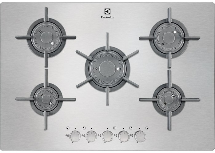 Газовая варочная панель Electrolux EGU 97657 NX																		 — описание, фото, цены в интернет-магазине PT Stores