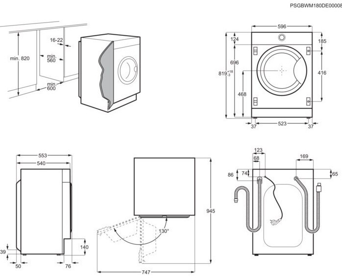 Купить Встраиваемая стиральная машина Electrolux EW7W368SI — Фото 4