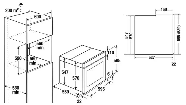 Купить Электрический духовой шкаф KUPPERSBUSCH BP 6550.0 S8-Airfry — Фото 4