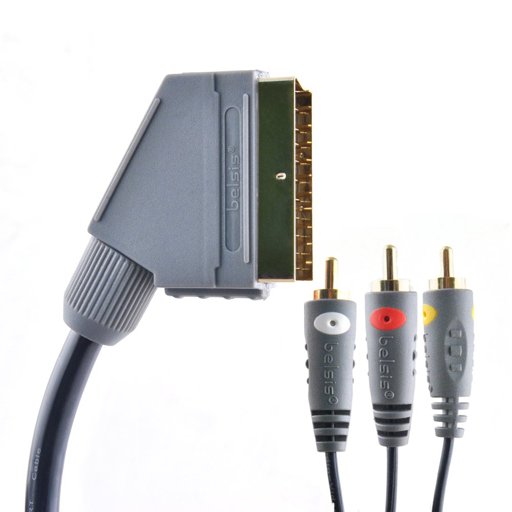  BELSIS BGL1152 SCART-3xRCA с переключателем 1,8m																		 — описание, фото, цены в интернет-магазине PT Stores