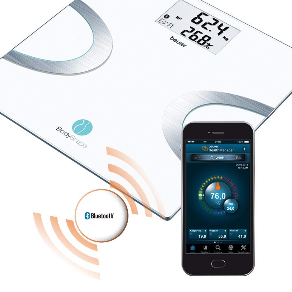 Купить Напольные весы BEURER BF710 белый/бирюзовый — Фото 3
