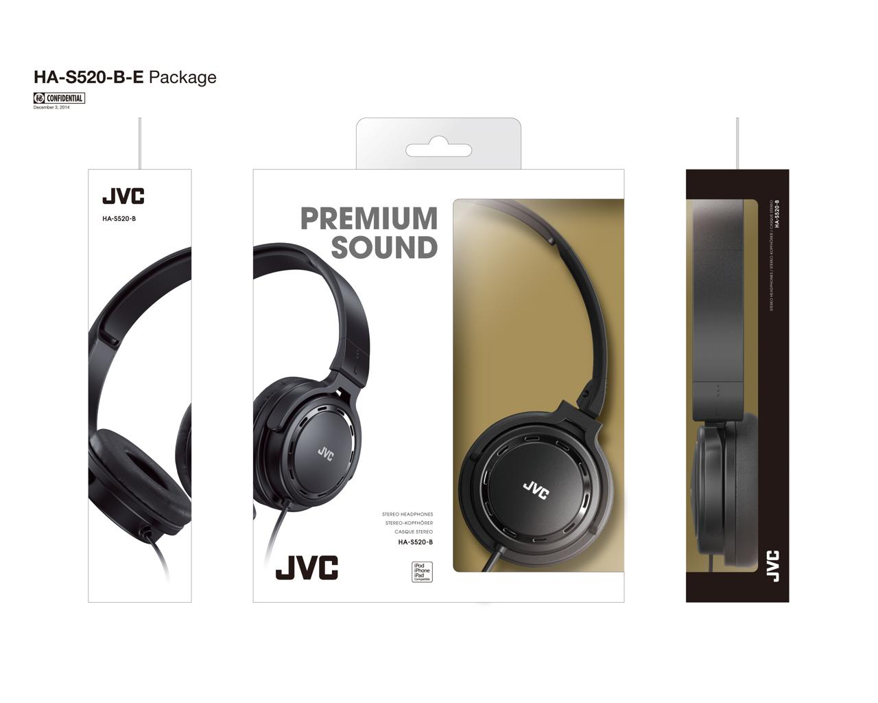 Купить Наушники JVC HA-S520-B-E черный — Фото 2