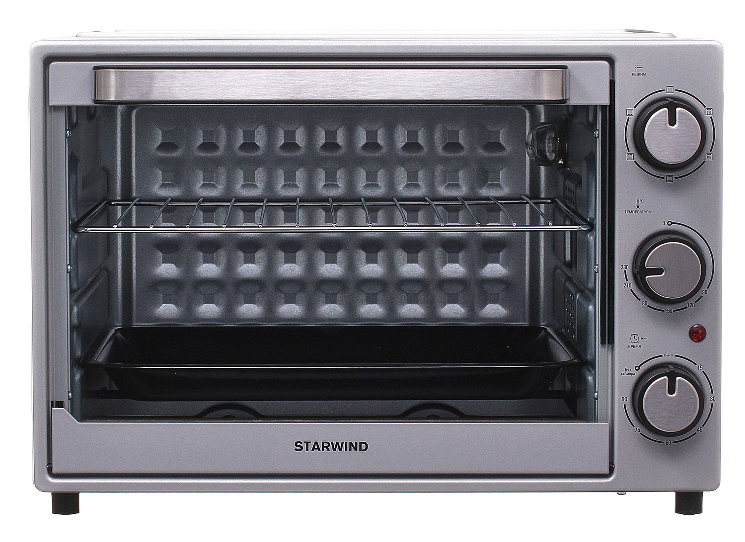 Купить Мини-печь Starwind SMO2004 серебристая — Фото 6