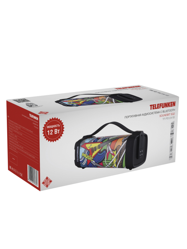 Купить Портативная акустика TELEFUNKEN TF-PS1241B MUSIC HOLIDAY) — Фото 4