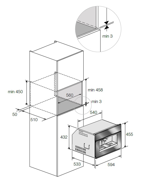 Купить Встраиваемая кофемашина FULGOR MILANO FCM 4509 TC WH — Фото 2