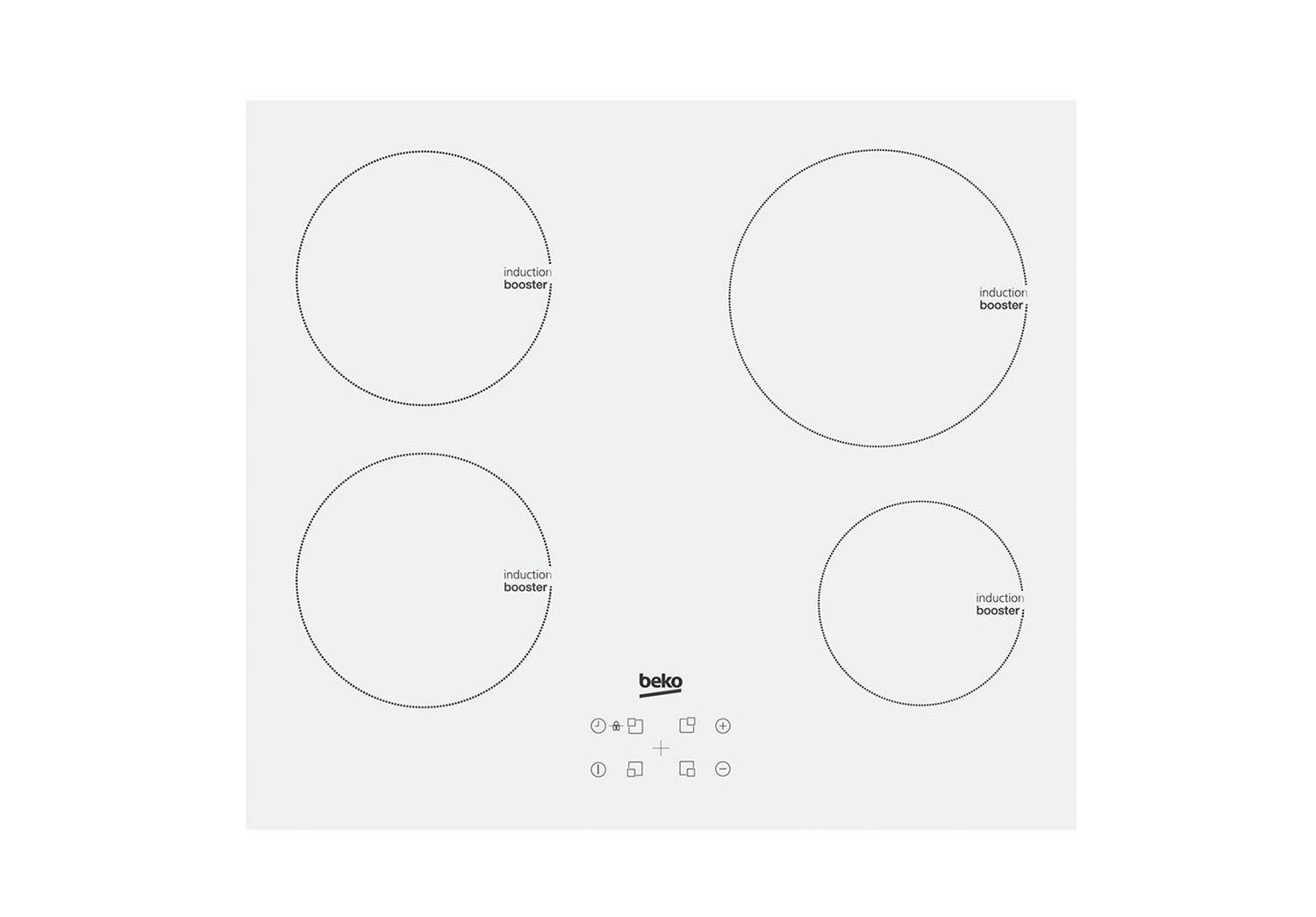 Индукционная варочная панель BEKO HII 64400 ATW																		 — описание, фото, цены в интернет-магазине PT Stores