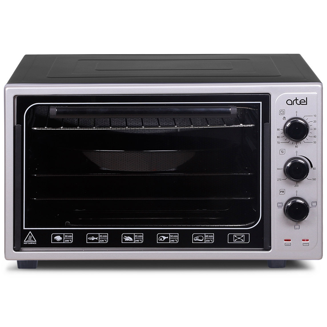 Мини-печь ARTEL MD 3618  E черный																		 — описание, фото, цены в интернет-магазине PT Stores