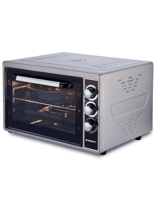 Мини-печь KRAFT KF-MO3800GR серая																		 — описание, фото, цены в интернет-магазине PT Stores