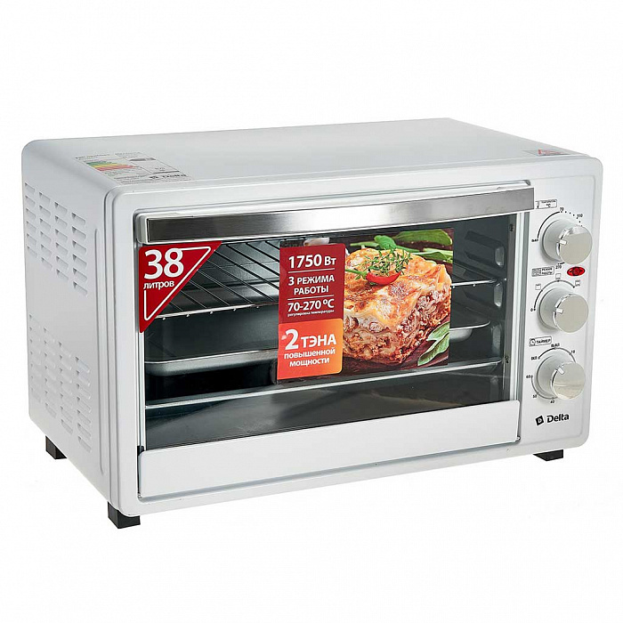 Купить Мини-печь DELTA D-001 белая — Фото 2