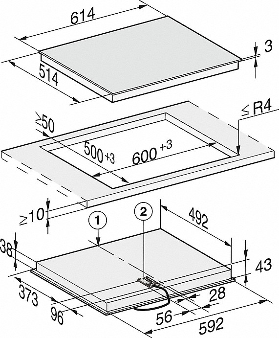 Купить Электрическая варочная панель MIELE KM 6540 FR — Фото 3