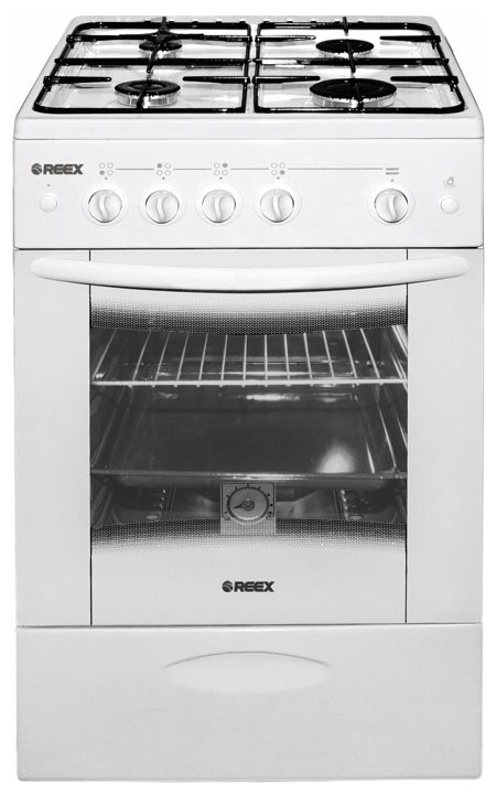 Газовая плита REEX CG-54 bWh																		 — описание, фото, цены в интернет-магазине PT Stores