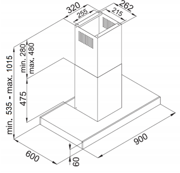 Купить Островная вытяжка KUPPERSBERG DUDL8 X — Фото 2