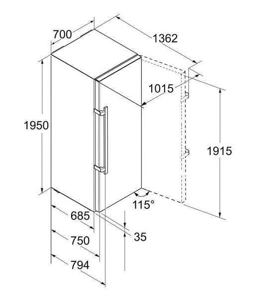 Купить Морозильная камера LIEBHERR GN 5215 — Фото 8