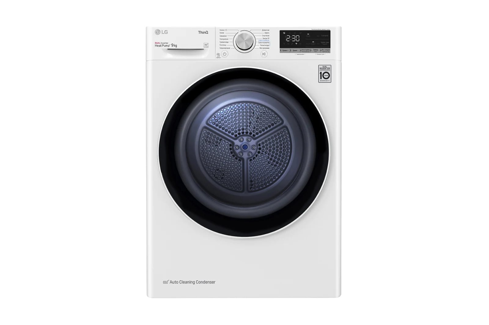 Сушильная машина LG DC90V5V0W																		 — описание, фото, цены в интернет-магазине PT Stores