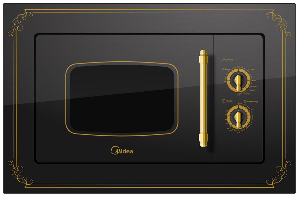 Встраиваемая СВЧ печь Midea MG820BW8-B1																		 — описание, фото, цены в интернет-магазине PT Stores