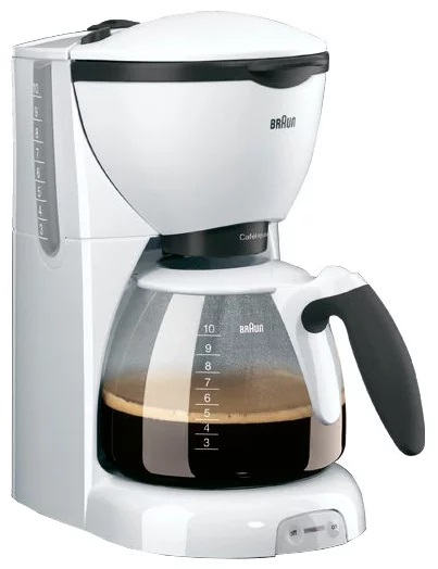 Кофемашина BRAUN KF 520/1 WH																		 — описание, фото, цены в интернет-магазине PT Stores
