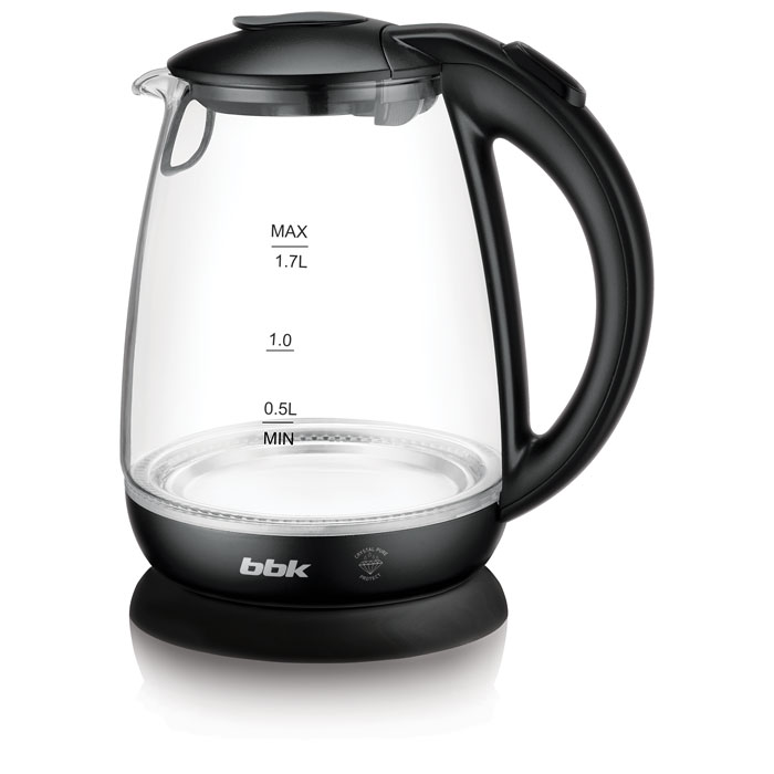 Чайник BBK EK1725G Черный																		 — описание, фото, цены в интернет-магазине PT Stores