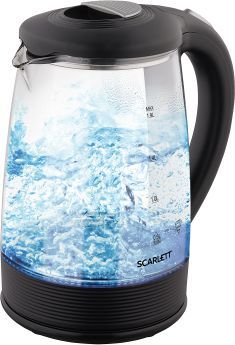 Чайник Scarlett SC-EK27G68 черный																		 — описание, фото, цены в интернет-магазине PT Stores